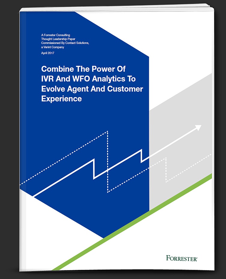 Forrester IVR and WFO Analytics study