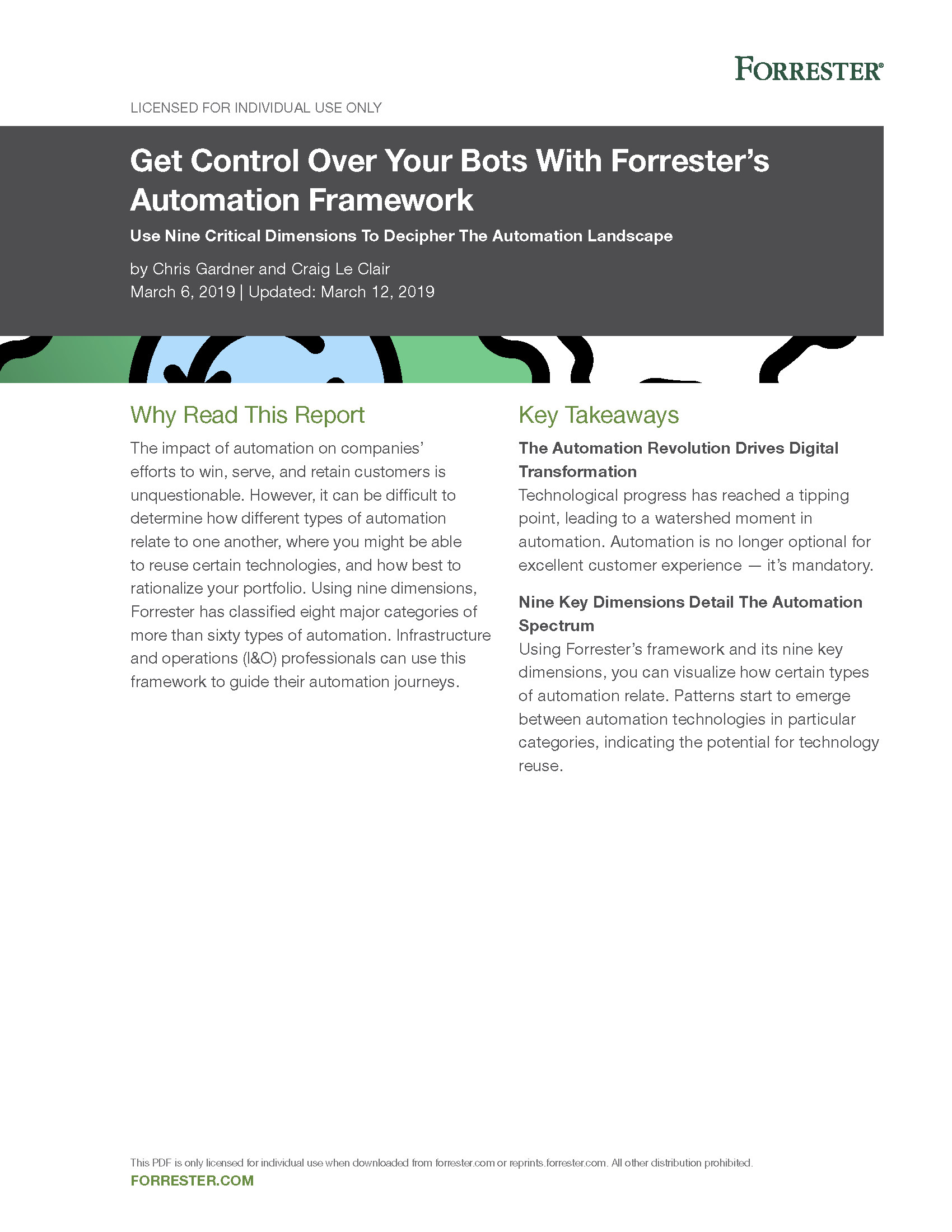 Get Control Over Your Bots With Forrester’s Automation Framework