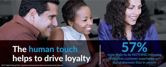 human touch drives loyalty 